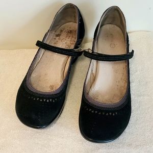 Jambu Sport Wedge Clog black suede 10M